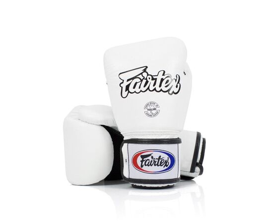 Боксерские перчатки Fairtex BGV1 White 14 унцій (бинти в комплекті) (BGV1_14oz_White), изображение 2 Боксерские перчатки Fairtex BGV1 White 14 унцій (бинти в комплекті) (BGV1_14oz_White), изображение 2