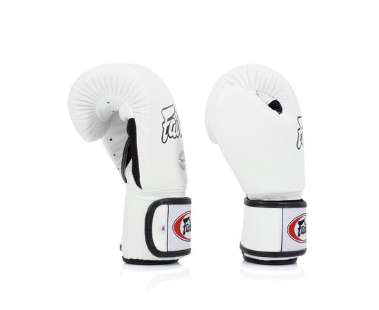Боксерские перчатки Fairtex BGV1 White 14 унцій (бинти в комплекті) (BGV1_14oz_White), изображение 5 Боксерские перчатки Fairtex BGV1 White 14 унцій (бинти в комплекті) (BGV1_14oz_White), изображение 5