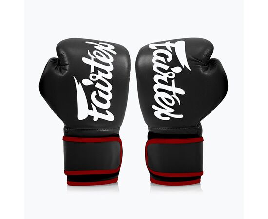 Боксерские перчатки Fairtex BGV14 Black 10 унцій (бинти в комплекті) (BGV14_10oz_Black), изображение 3 Боксерские перчатки Fairtex BGV14 Black 10 унцій (бинти в комплекті) (BGV14_10oz_Black), изображение 3