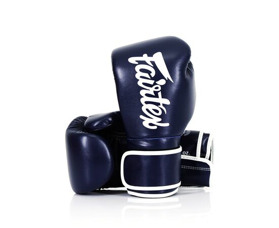 Боксерські рукавички Fairtex BGV14 Blue 16 унцій (бинти в комплекті) (BGV14_16oz_Blue), зображення 2 Боксерські рукавички Fairtex BGV14 Blue 16 унцій (бинти в комплекті) (BGV14_16oz_Blue), зображення 2