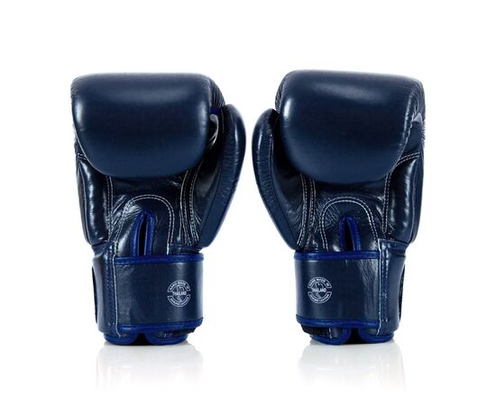 Боксерские перчатки Fairtex BGV1-ONE (натуральна шкіра) Blue 12 унцій (бинти в комплекті) (BGV1-ONE_12oz_Blue), изображение 4 Боксерские перчатки Fairtex BGV1-ONE (натуральна шкіра) Blue 12 унцій (бинти в комплекті) (BGV1-ONE_12oz_Blue), изображение 4