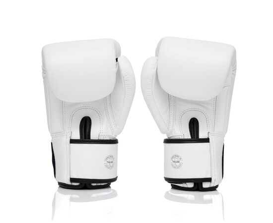 Боксерские перчатки Fairtex BGV1-ONE (натуральна шкіра) White 12 унцій (бинти в комплекті) (BGV1-ONE_12oz_White), изображение 4 Боксерские перчатки Fairtex BGV1-ONE (натуральна шкіра) White 12 унцій (бинти в комплекті) (BGV1-ONE_12oz_White), изображение 4
