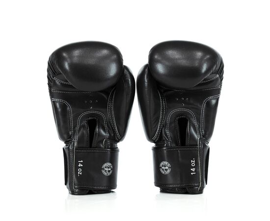Боксерские перчатки Fairtex BGV27 Black 16 унцій (бинти в комплекті) (BGV27_16oz_Black), изображение 4 Боксерские перчатки Fairtex BGV27 Black 16 унцій (бинти в комплекті) (BGV27_16oz_Black), изображение 4