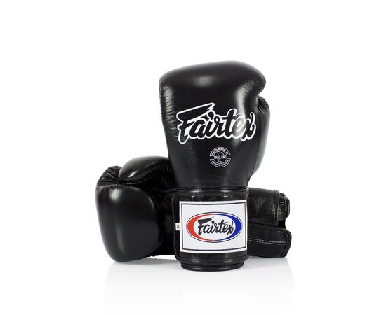 Боксерские перчатки Fairtex BGV5 Black 10 унцій (бинти в комплекті) (BGV5_10oz_Black), изображение 2