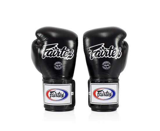 Боксерские перчатки Fairtex BGV5 Black 10 унцій (бинти в комплекті) (BGV5_10oz_Black), изображение 3