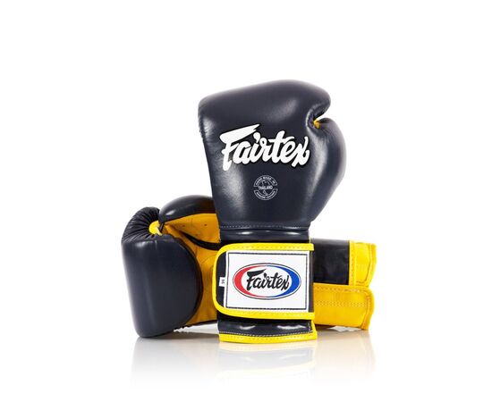 Боксерские перчатки Fairtex BGV9 Mexican Blue/Yellow 10 унцій (бинти в комплекті) (BGV9_Mexican_10oz_Blue/Y), изображение 2 Боксерские перчатки Fairtex BGV9 Mexican Blue/Yellow 10 унцій (бинти в комплекті) (BGV9_Mexican_10oz_Blue/Y), изображение 2
