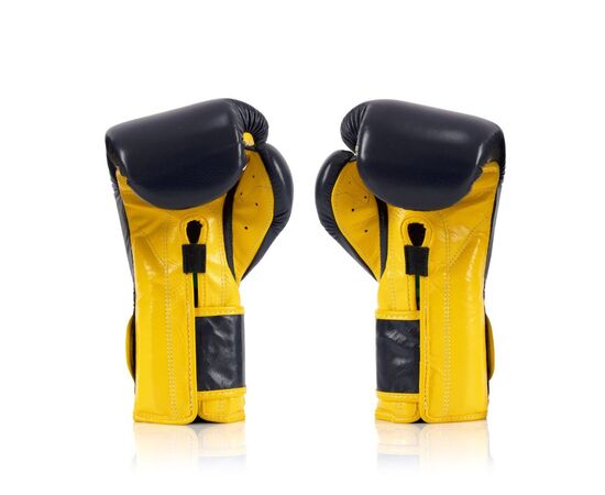 Боксерські рукавички Fairtex BGV9 Mexican Blue/Yellow 12 унцій (бинти в комплекті) (BGV9_Mexican_12oz_Blue/Y), зображення 4 Боксерські рукавички Fairtex BGV9 Mexican Blue/Yellow 12 унцій (бинти в комплекті) (BGV9_Mexican_12oz_Blue/Y), зображення 4