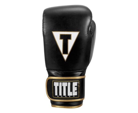 Боксерские перчатки Title Boxeo Mexican Leather Quatro Black/White 12 oz (BATGE4 12 oz BK/WH), изображение 6 Боксерские перчатки Title Boxeo Mexican Leather Quatro Black/White 12 oz (BATGE4 12 oz BK/WH), изображение 6