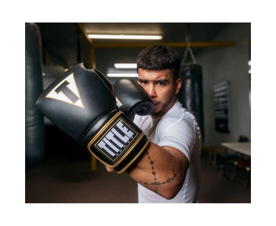 Боксерские перчатки Title Boxeo Mexican Leather Quatro Black/White 12 oz (BATGE4 12 oz BK/WH), изображение 9 Боксерские перчатки Title Boxeo Mexican Leather Quatro Black/White 12 oz (BATGE4 12 oz BK/WH), изображение 9