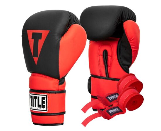 Боксерские перчатки Title Boxing Guts and Glory Black/Red XL 16oz (GGBG X BK/RD)