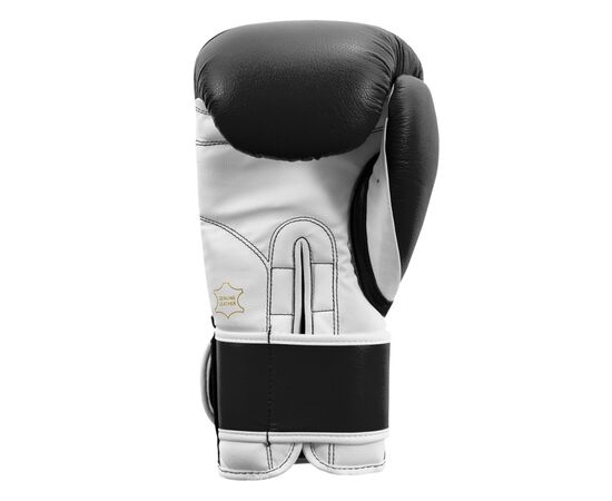 Боксерські рукавички Title Boxing Pro Style Leather Gloves3.0 Black/White 12 oz (TVVTG3 12 BK/WH), зображення 7 Боксерські рукавички Title Boxing Pro Style Leather Gloves3.0 Black/White 12 oz (TVVTG3 12 BK/WH), зображення 7
