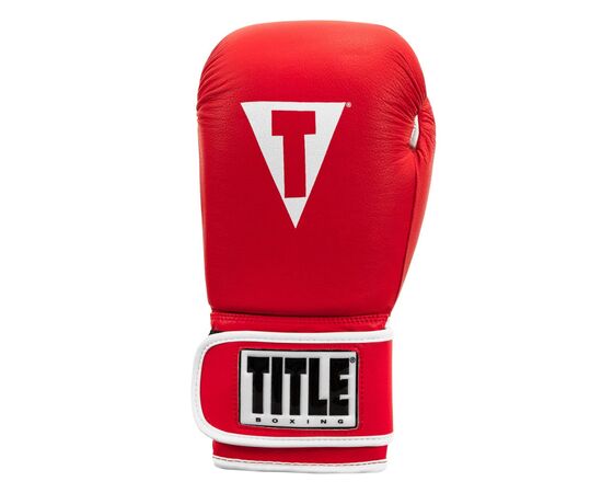 Боксерские перчатки Title Boxing Pro Style Leather Gloves3.0 Red/White 14 oz (TVVTG3 14 RD/WH), изображение 6 Боксерские перчатки Title Boxing Pro Style Leather Gloves3.0 Red/White 14 oz (TVVTG3 14 RD/WH), изображение 6
