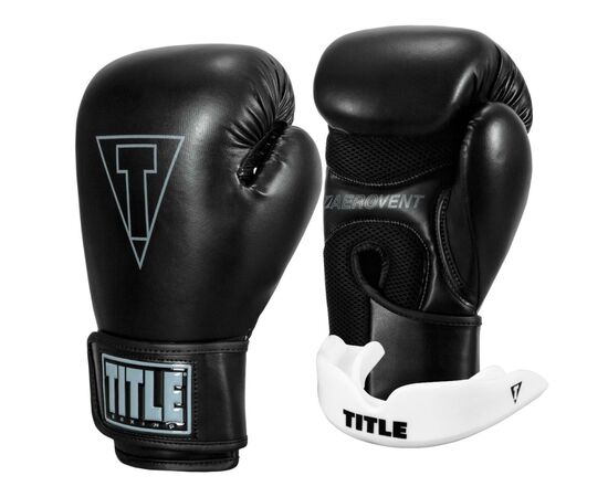 Боксерські рукавички Title Boxing Vegan Gloves Black 8 oz (VGFBG 8 oz BK/BK)