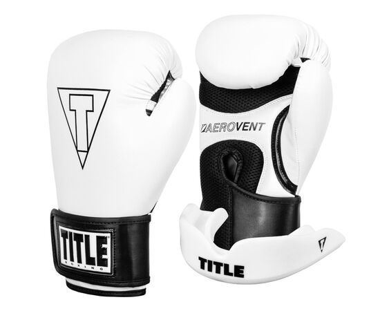 Боксерські рукавички Title Boxing Vegan Gloves White/Black 8 oz (VGFBG 8 oz WH/BK)
