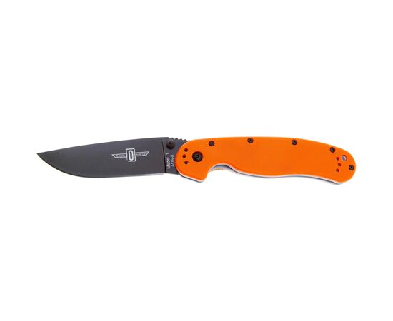 Нож Ontario Knife RAT I AUS-8 Orange, Black Blade (ON8846OR)