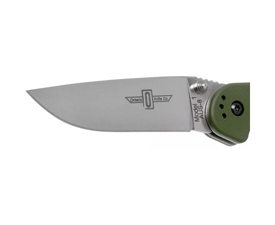 Ніж Ontario Knife RAT I AUS-8 Foliage Green (ON8848FG), зображення 3 Ніж Ontario Knife RAT I AUS-8 Foliage Green (ON8848FG), зображення 3