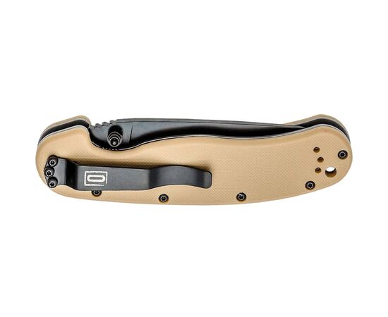Нож Ontario Knife RAT I AUS-8 Desert Tan, Black Blade (ON8846DT), изображение 3 Нож Ontario Knife RAT I AUS-8 Desert Tan, Black Blade (ON8846DT), изображение 3