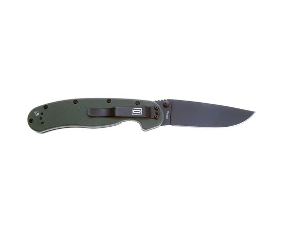 Ніж Ontario Knife RAT I AUS-8 OD Green, Black Blade (ON8846OD), зображення 2 Ніж Ontario Knife RAT I AUS-8 OD Green, Black Blade (ON8846OD), зображення 2