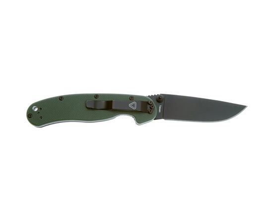 Нож Ontario Knife RAT II AUS-8 OD Green, Black Blade (ON8861OD), изображение 2 Нож Ontario Knife RAT II AUS-8 OD Green, Black Blade (ON8861OD), изображение 2