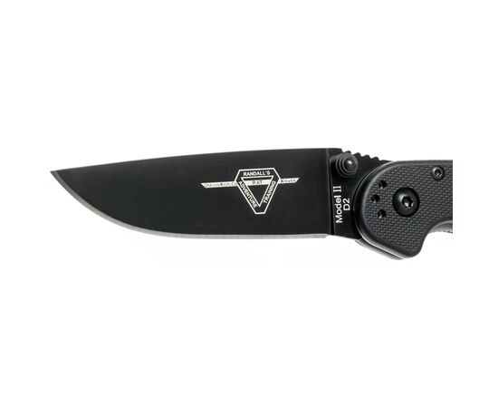 Ніж Ontario Knife RAT II D2 Black, Black Blade (ON8830), зображення 3 Ніж Ontario Knife RAT II D2 Black, Black Blade (ON8830), зображення 3