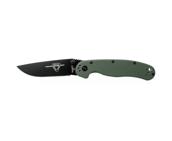 Нож Ontario Knife RAT II D2 OD Green, Black Blade (ON8830OD)