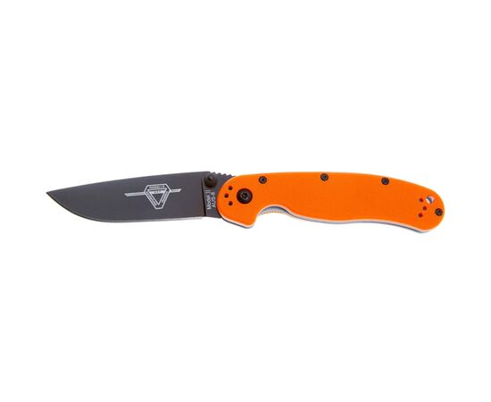 Ніж Ontario Knife RAT II AUS-8 Orange, Black Blade (ON8861OR)