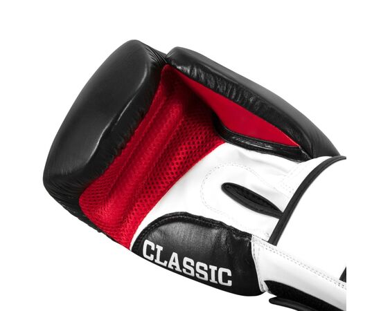Боксерские перчатки Title Classic Leather 2.0 Black/White/Red M 12 oz (CSBGL2 M BK/WH/RD), изображение 8 Боксерские перчатки Title Classic Leather 2.0 Black/White/Red M 12 oz (CSBGL2 M BK/WH/RD), изображение 8