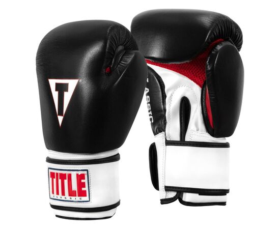 Боксерские перчатки Title Classic Leather 2.0 Black/White/Red M 12 oz (CSBGL2 M BK/WH/RD), изображение 9 Боксерские перчатки Title Classic Leather 2.0 Black/White/Red M 12 oz (CSBGL2 M BK/WH/RD), изображение 9