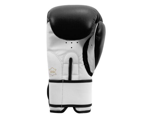 Боксерские перчатки Title Premier Leather Black/White M 12 oz (TSBG2 M BK/WH), изображение 7 Боксерские перчатки Title Premier Leather Black/White M 12 oz (TSBG2 M BK/WH), изображение 7
