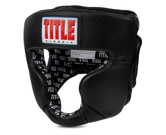 Боксерский шлем Title Classic Full Coverage Training Headgear 2.0 Black L (CPHGF2 L BK), изображение 2 Боксерский шлем Title Classic Full Coverage Training Headgear 2.0 Black L (CPHGF2 L BK), изображение 2