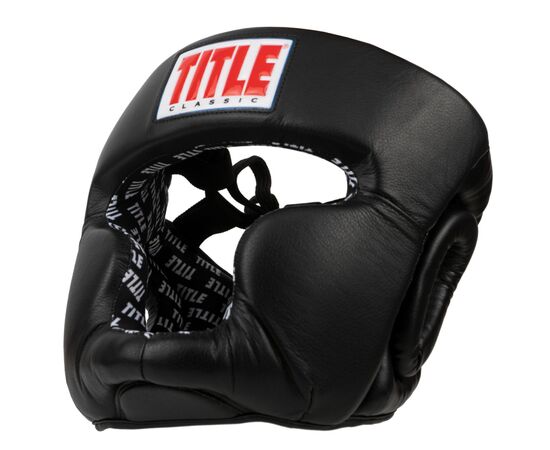 Боксерский шлем Title Classic Full Coverage Training Headgear 2.0 Black M (CPHGF2 M BK), изображение 3 Боксерский шлем Title Classic Full Coverage Training Headgear 2.0 Black M (CPHGF2 M BK), изображение 3