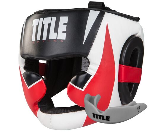 Боксерський шолом Title MMA Command Full Black/Red/White L (XCHGF L BK/WH/RD)