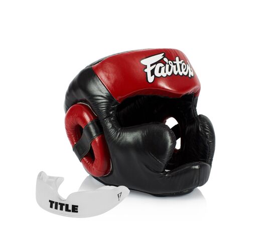 Боксерський шолом Fairtex HG13 Black/Red M (HG13_M_Black/Red)