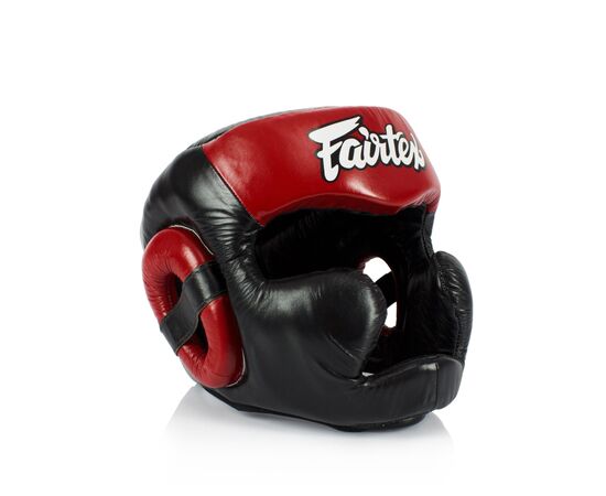 Боксерский шлем Fairtex HG13 Black/Red XL (HG13_XL_Black/Red), изображение 2 Боксерский шлем Fairtex HG13 Black/Red XL (HG13_XL_Black/Red), изображение 2