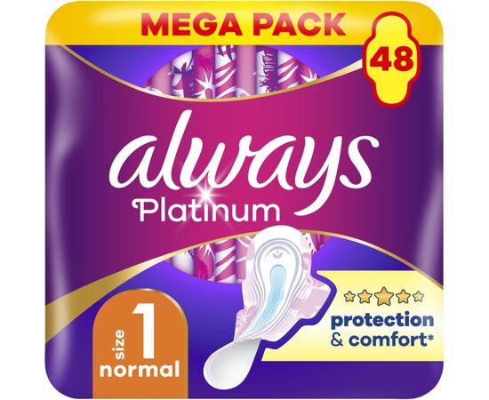 Гигиенические прокладки Always Platinum Normal Размер 1 48 шт. (8700216784719)