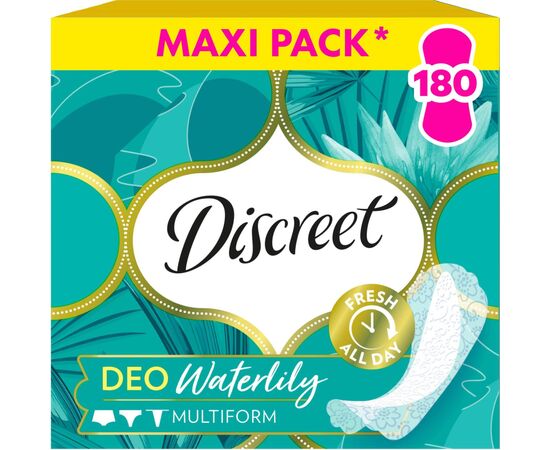 Ежедневные прокладки Discreet Deo Waterlily 180 шт. (8700216859226)