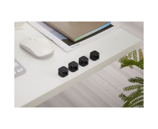 Тримач для кабелю OfficePro CM002B, magnetic clasp, 6шт=1пак, back (CM002B), зображення 6 Тримач для кабелю OfficePro CM002B, magnetic clasp, 6шт=1пак, back (CM002B), зображення 6