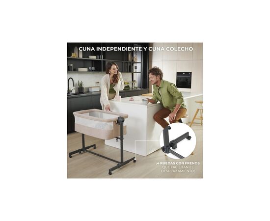 Кроватка Kinderkraft Приставная кроватка-люлька Neste Up 2 Light Grey (5902533924523), изображение 10 Кроватка Kinderkraft Приставная кроватка-люлька Neste Up 2 Light Grey (5902533924523), изображение 10