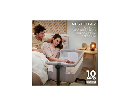 Кроватка Kinderkraft Приставная кроватка-люлька Neste Up 2 Light Grey (5902533924523), изображение 11 Кроватка Kinderkraft Приставная кроватка-люлька Neste Up 2 Light Grey (5902533924523), изображение 11