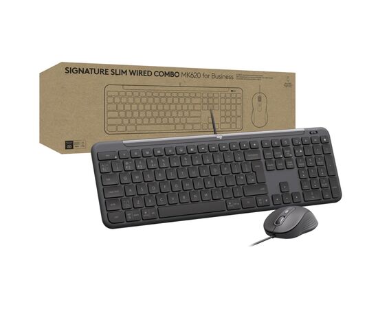 Комплект Logitech Signature Slim MK620 for Business USB-C UA Graphite (920-013349)