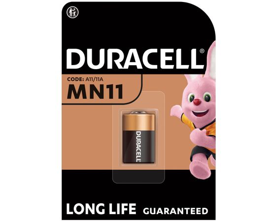 Батарейка MN11 6V спеціальна лужна, A11 / 11A, 1 шт. в упаковці Duracell (5007387)