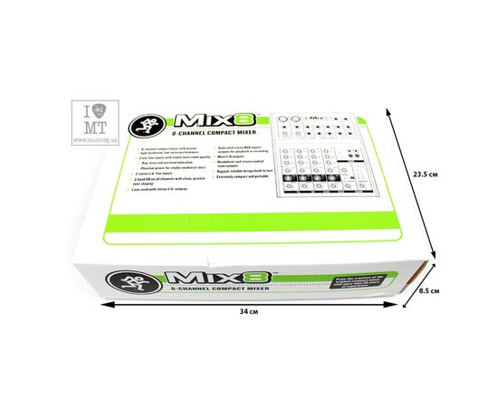 Микшерный пульт Mackie MIX8 (220373), изображение 3 Микшерный пульт Mackie MIX8 (220373), изображение 3