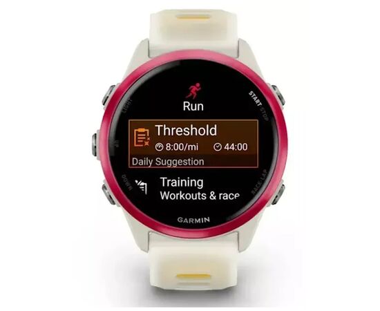 Смарт-часы Garmin Forerunner 570 - 42MM, Bone/Raspberry/Mango, GPS смарт-годин (010-02970-02), изображение 2 Смарт-часы Garmin Forerunner 570 - 42MM, Bone/Raspberry/Mango, GPS смарт-годин (010-02970-02), изображение 2