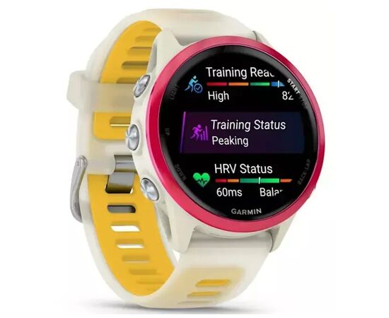 Смарт-часы Garmin Forerunner 570 - 42MM, Bone/Raspberry/Mango, GPS смарт-годин (010-02970-02), изображение 3 Смарт-часы Garmin Forerunner 570 - 42MM, Bone/Raspberry/Mango, GPS смарт-годин (010-02970-02), изображение 3