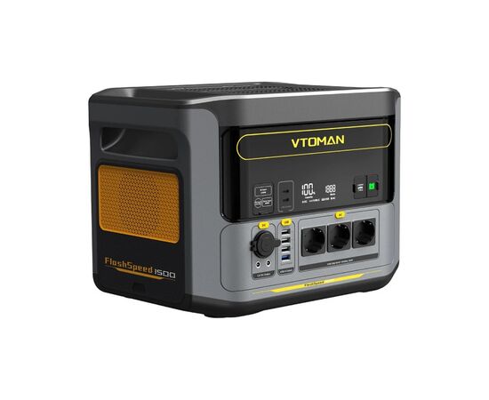 Зарядная станция Vtoman FlashSpeed 1500 PB-58 1500W 1548Wh (FlashSpeed 1500), изображение 2 Зарядная станция Vtoman FlashSpeed 1500 PB-58 1500W 1548Wh (FlashSpeed 1500), изображение 2