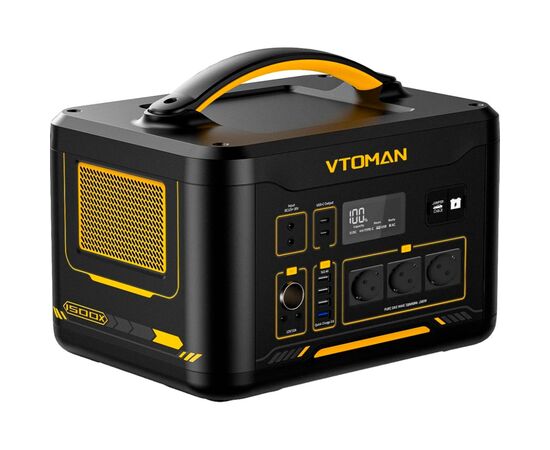 Зарядная станция Vtoman Jump 1500X PB-22 1500W 828Wh (Jump 1500X), изображение 2 Зарядная станция Vtoman Jump 1500X PB-22 1500W 828Wh (Jump 1500X), изображение 2