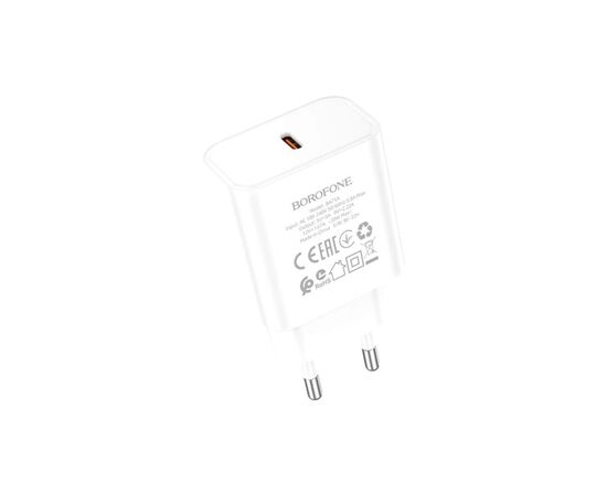 Зарядное устройство BOROFONE BA71A USB-C PD20W white (6974443387964), изображение 2 Зарядное устройство BOROFONE BA71A USB-C PD20W white (6974443387964), изображение 2