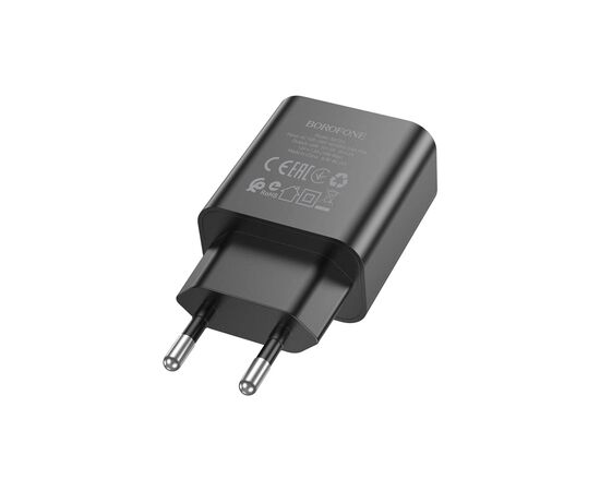 Зарядное устройство BOROFONE BA72A USB QC3.0 black (6974443388541), изображение 2 Зарядное устройство BOROFONE BA72A USB QC3.0 black (6974443388541), изображение 2