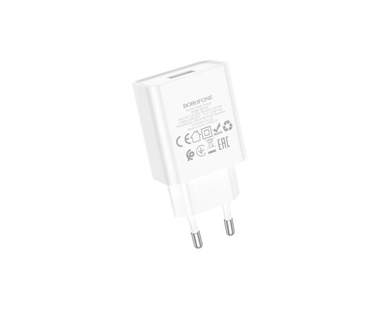 Зарядное устройство BOROFONE BA74A USB 10.5W white (6974443388640), изображение 2 Зарядное устройство BOROFONE BA74A USB 10.5W white (6974443388640), изображение 2
