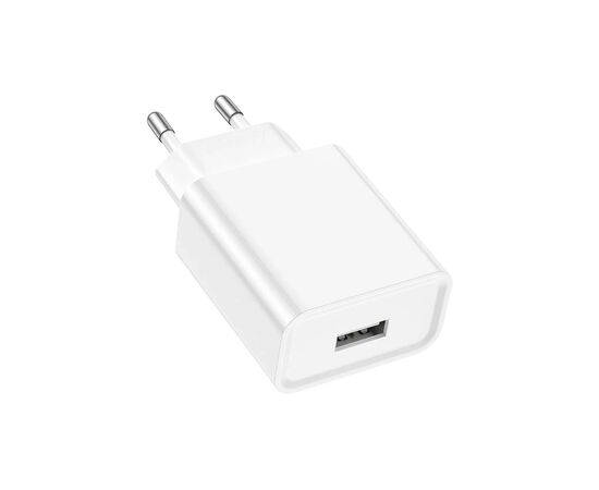 Зарядний пристрій BOROFONE BA74A USB 10.5W white (6974443388640)